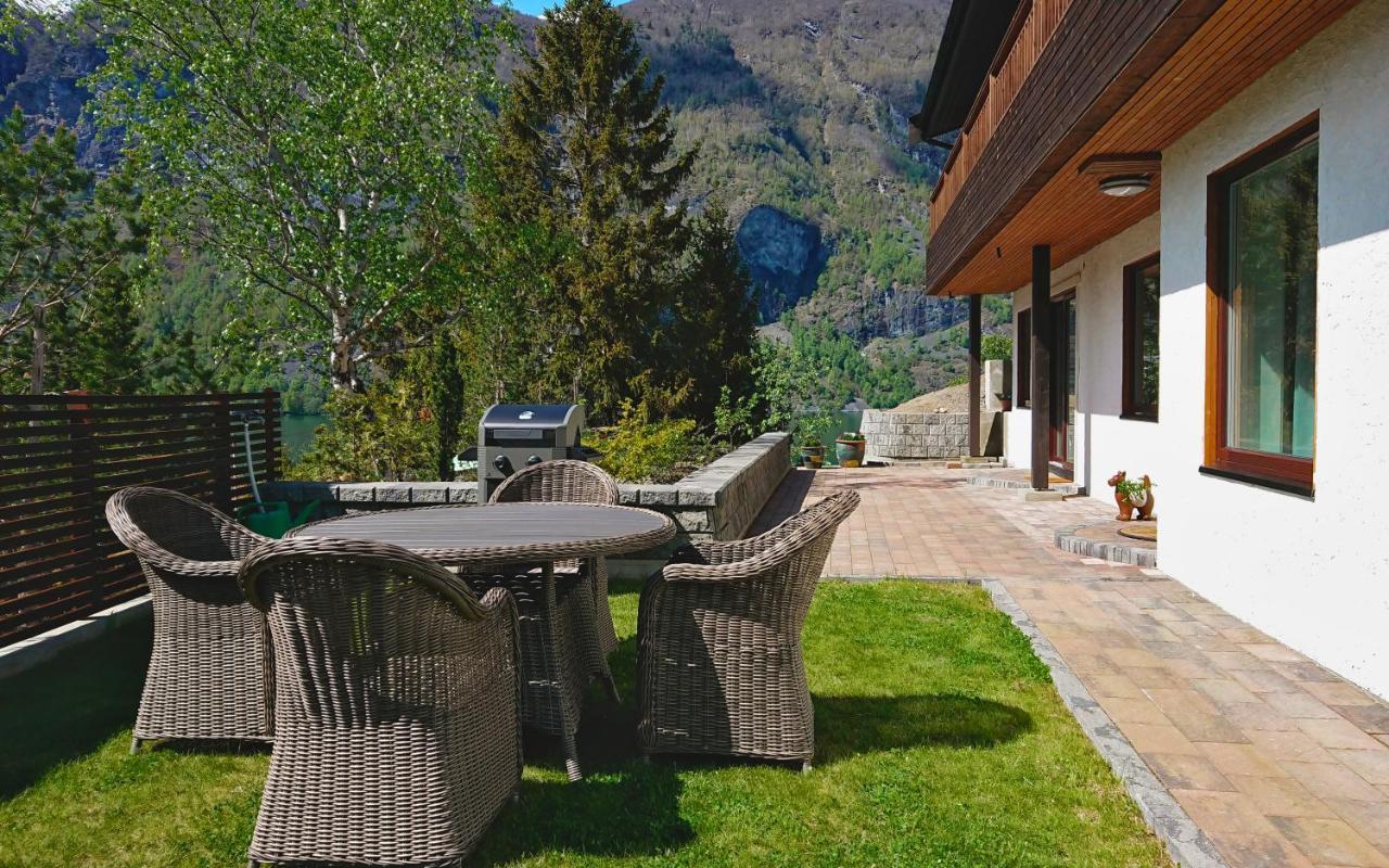 Otnes Fjordside Lejlighed Aurland Eksteriør billede